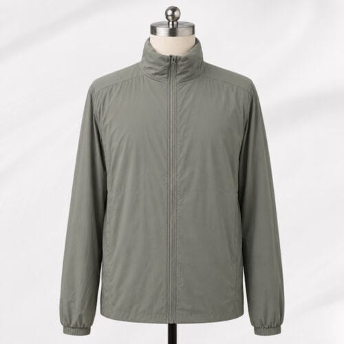 Men's Merino Wool Jacket 20D Nylon 120g Wool Blend Filling
