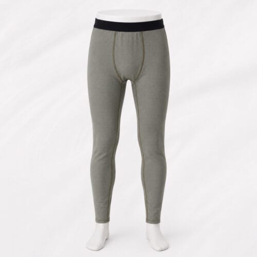 Merino Wool Base Layer Pants 17.5Mic 150gsm Jersey Thermal Bottoms