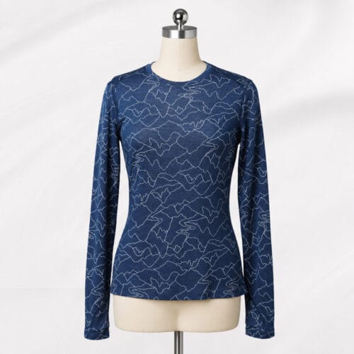 46% Merino Wool 56% Polyester Base Layer Set 405 Jacquard Thermal Underwear